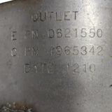 203285A Genuine Cummins Horizontal Exhaust After Treatment DPF Assembly