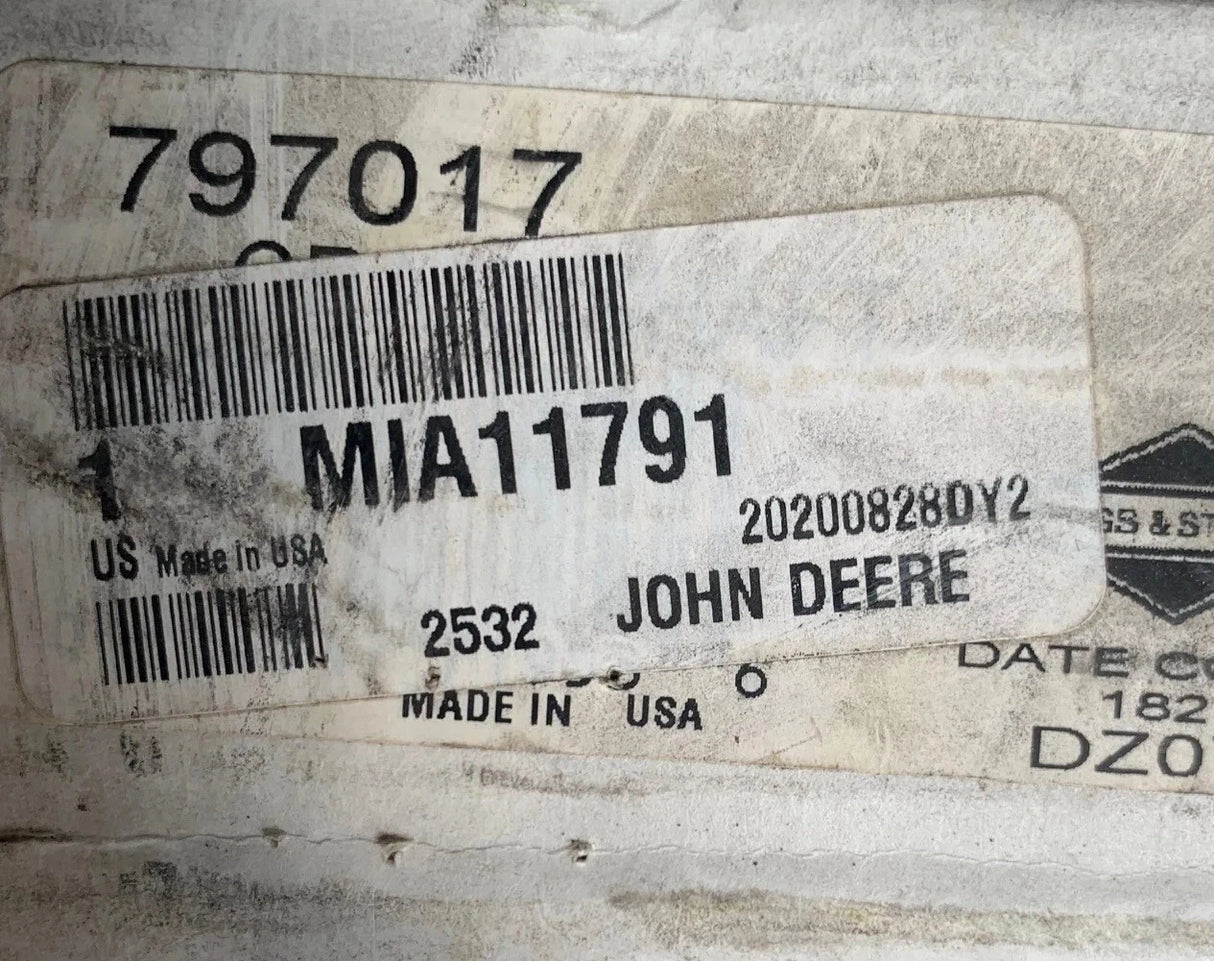 MIA11791 Genuine John Deere Crankshaft Assembly