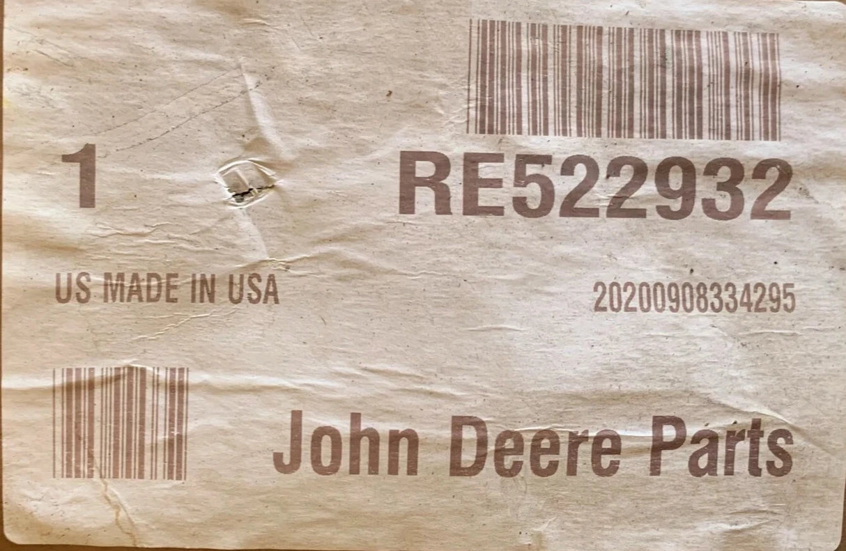 RE522932 Genuine John Deere Engine Crankshaft Pulley With Dampener