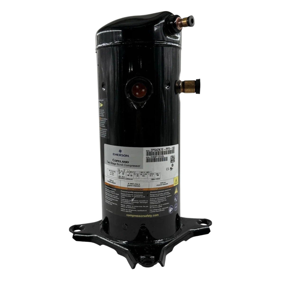 ZPS42K7E-PFV-130 Genuine Copeland Scroll Compressor 208-230V