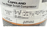 ZPS42K7E-PFV-130 Genuine Copeland Scroll Compressor 208-230V
