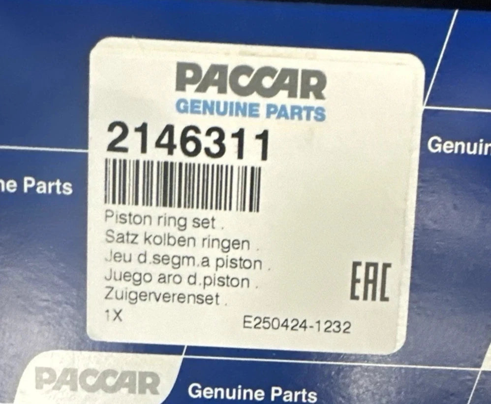 2146311PE Genuine Paccar Piston Ring Set