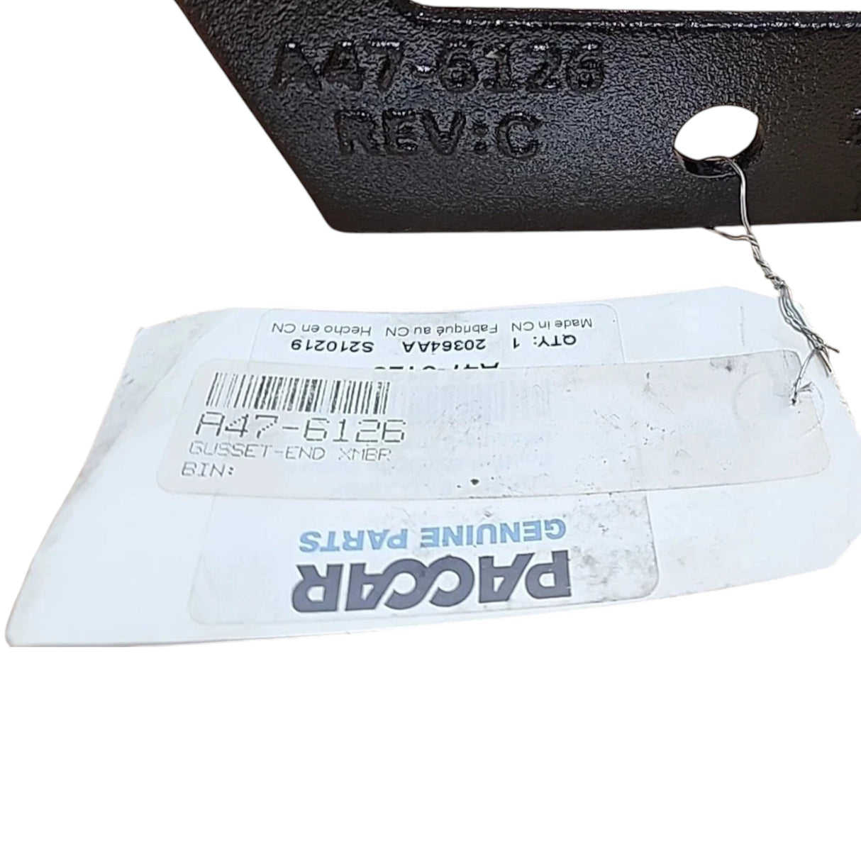 A476126 Genuine Paccar Support Structure Gusset