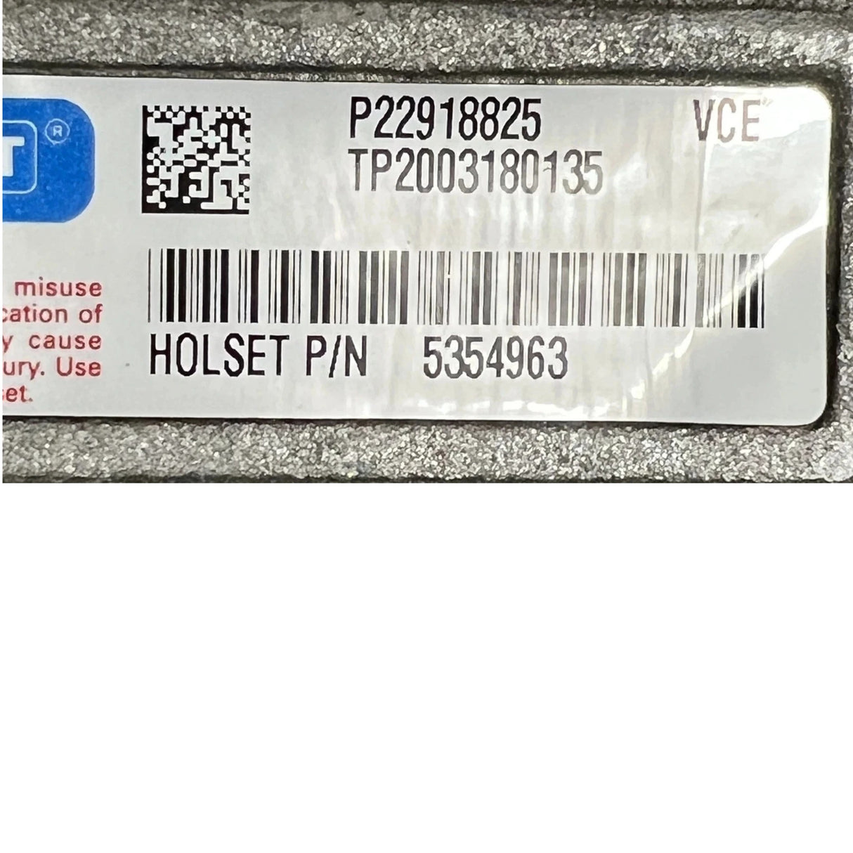 3770941 Genuine Holset Turbocharger With Actuator