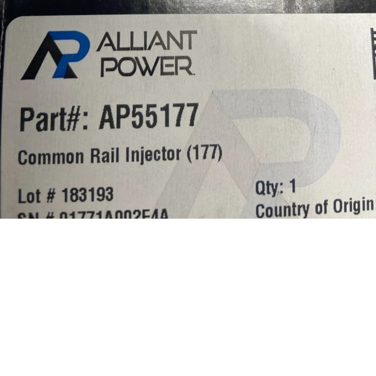 AP55177 Alliant Power Common Rail Injector