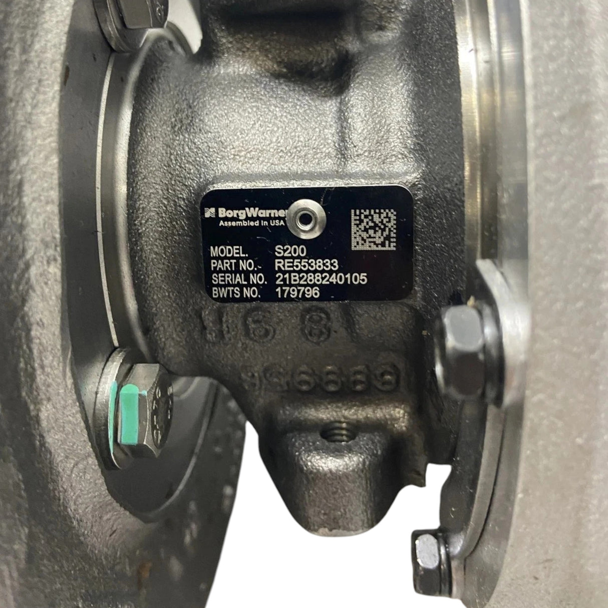 RE554770 Genuine John Deere Turbocharger