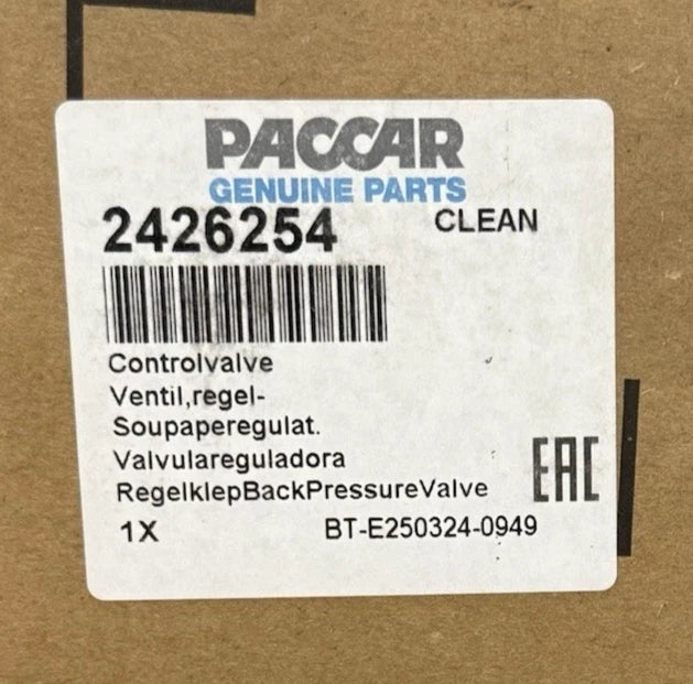 2426254PE Genuine Paccar Backpressure Control Valve