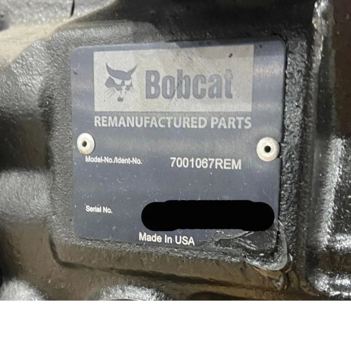 7001067REM Genuine Bobcat Hydraulic Pump