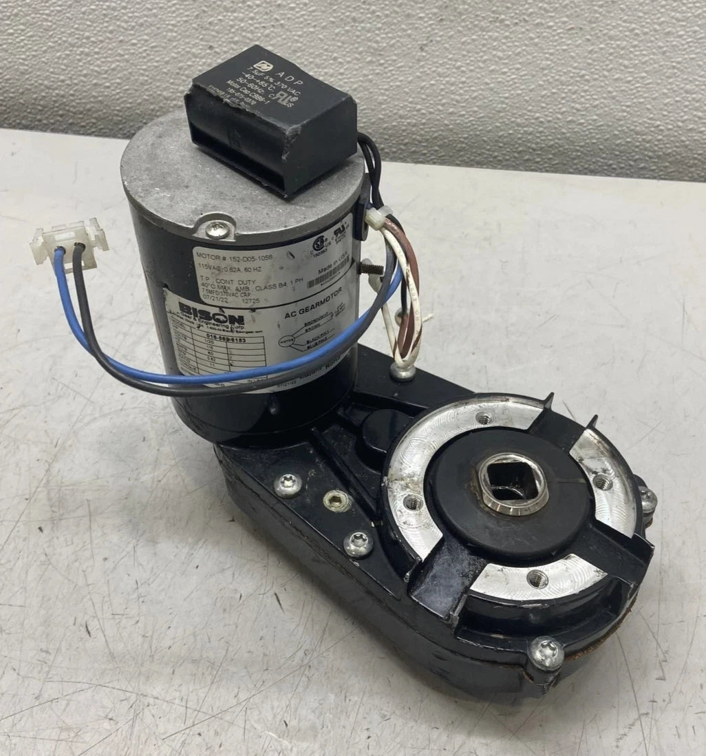016-562-6153 Bison Offset Parallel Shaft Gearmotor 115V