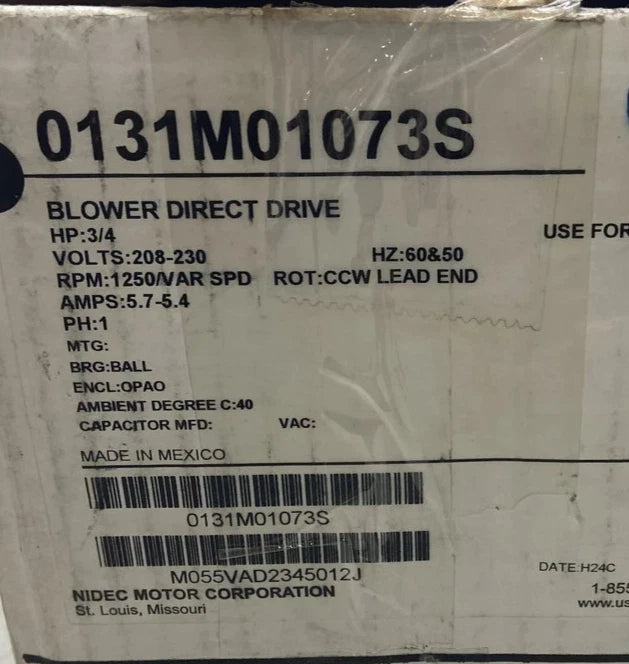 0131M01073S Amana-Goodman Blower Motor 208-230V