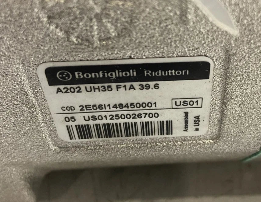 A202 UH35 FIA 39.6 Bonfiglioli Right Angle Speed Reducer