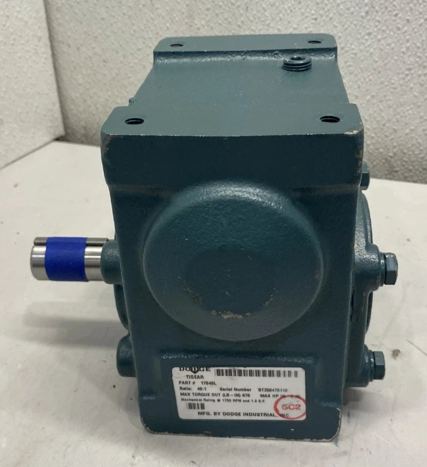 17S40L Genuine Dodge Worm Gear Speed Reducer