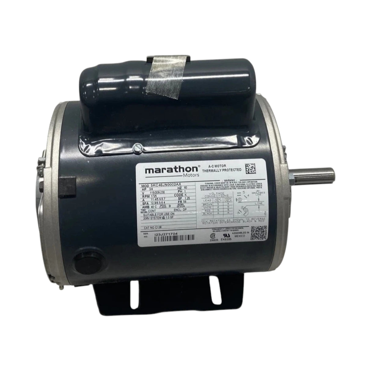 5KC46JN0002AX Genuine Marathon General Purpose Motor 115/208-230V
