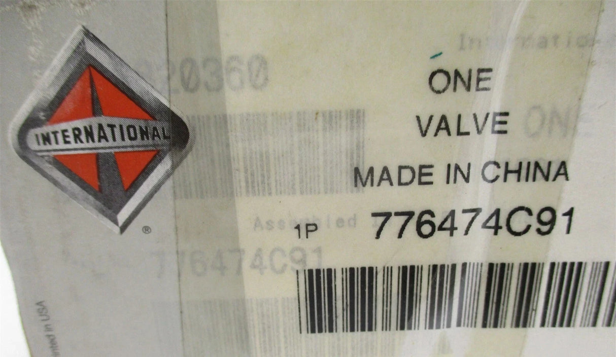 776474C91 Genuine International Air Relay Valve