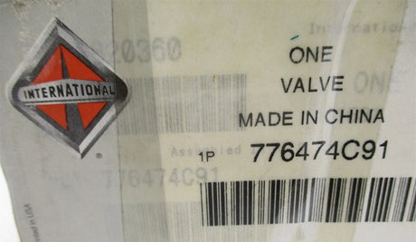 776474C91 Genuine International Air Relay Valve
