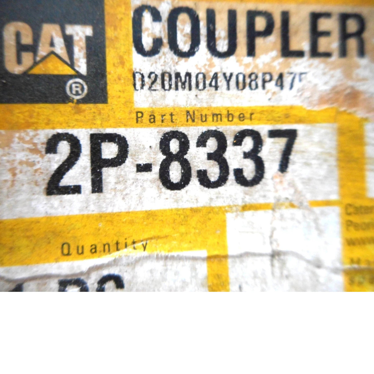 2P-8337 Genuine CAT Quick Disconnect Coupler