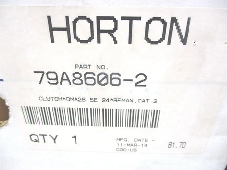 79A8606-2 Genuine Horton Engine Cooling Fan Clutch