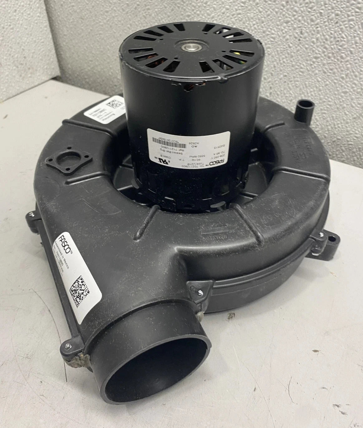 702112001 Fasco Furnace Draft Inducer Motor Exhaust Vent