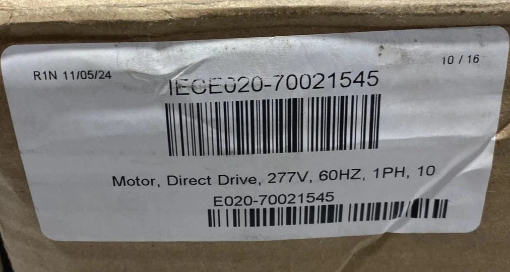 E020-70021545 IEC Fan Coil Motor 277V