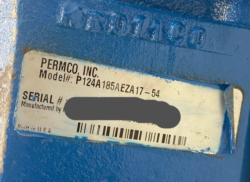P124A185AEZA1754 Genuine Permco Gear Pump