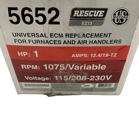 5652 US Motors Direct Drive Blower Motor 115/208-230V