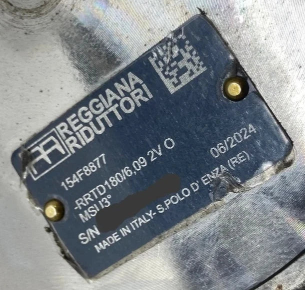154F8877 Reggiana Riduttori Gearbox