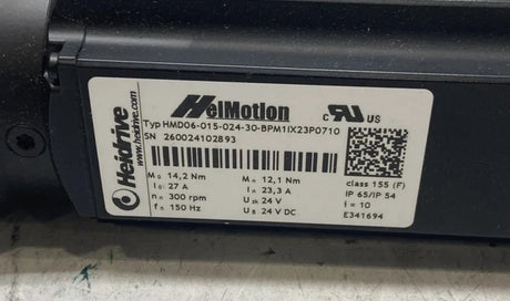 HMD06-015-024-30-BPM1IX23P0710 Heidrive Servo Drive Motor