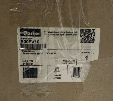 900FV10 Genuine Parker Fuel Filter/Water Separator Assembly