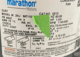 X513 Genuine Marathon Electric Motor 208-230/460V