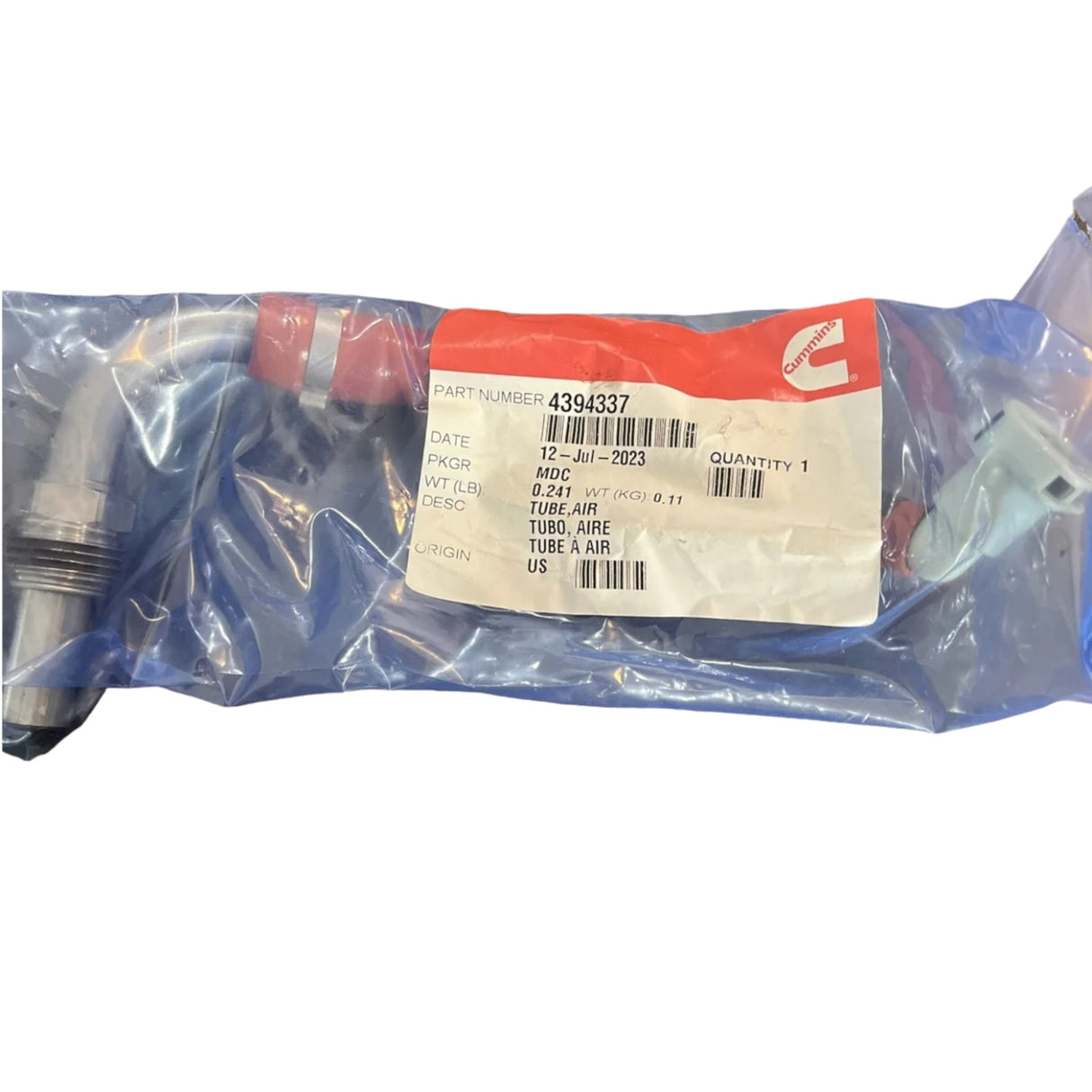 4394337 Genuine Cummins Air Tube