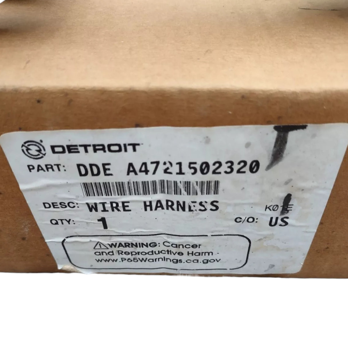 A4721502320 Genuine Detroit Diesel Aftertreatment Control Module Wiring Harness