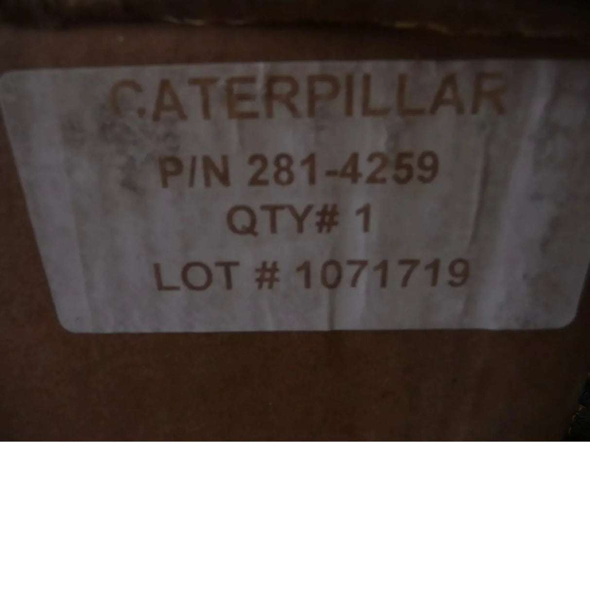 281-4259 CAT Housing-Filter - Truck To Trailer