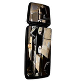 2506225C91 Genuine International Bright Finish Heated Left Side Head Mirror - Truck To Trailer