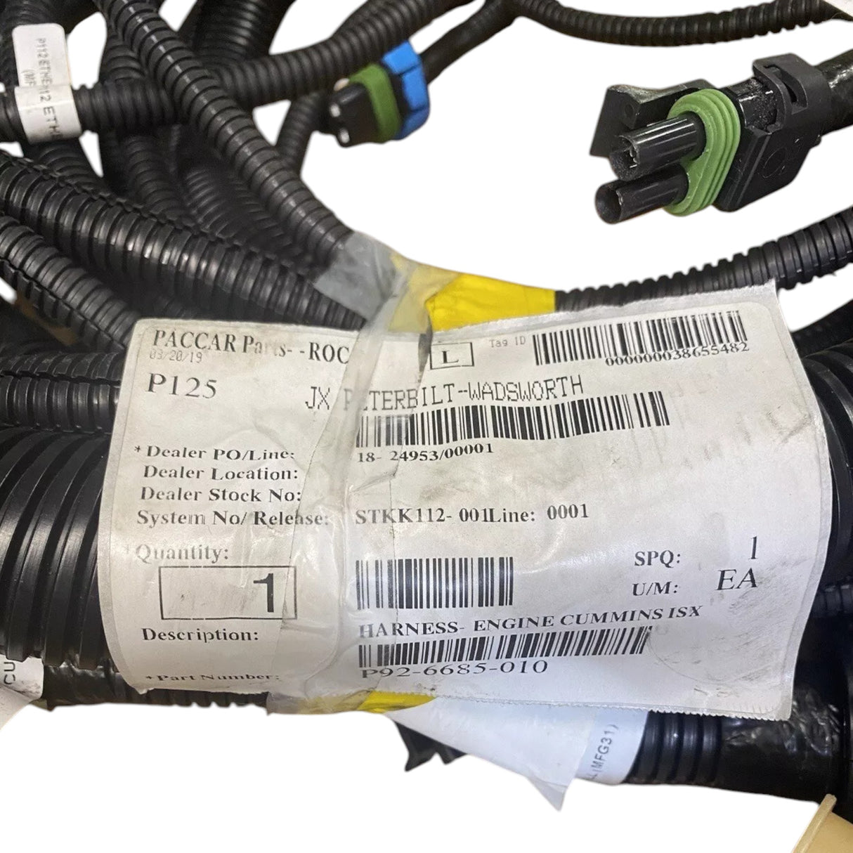 P92-6685-010 Genuine Paccar Engine Wiring Harness