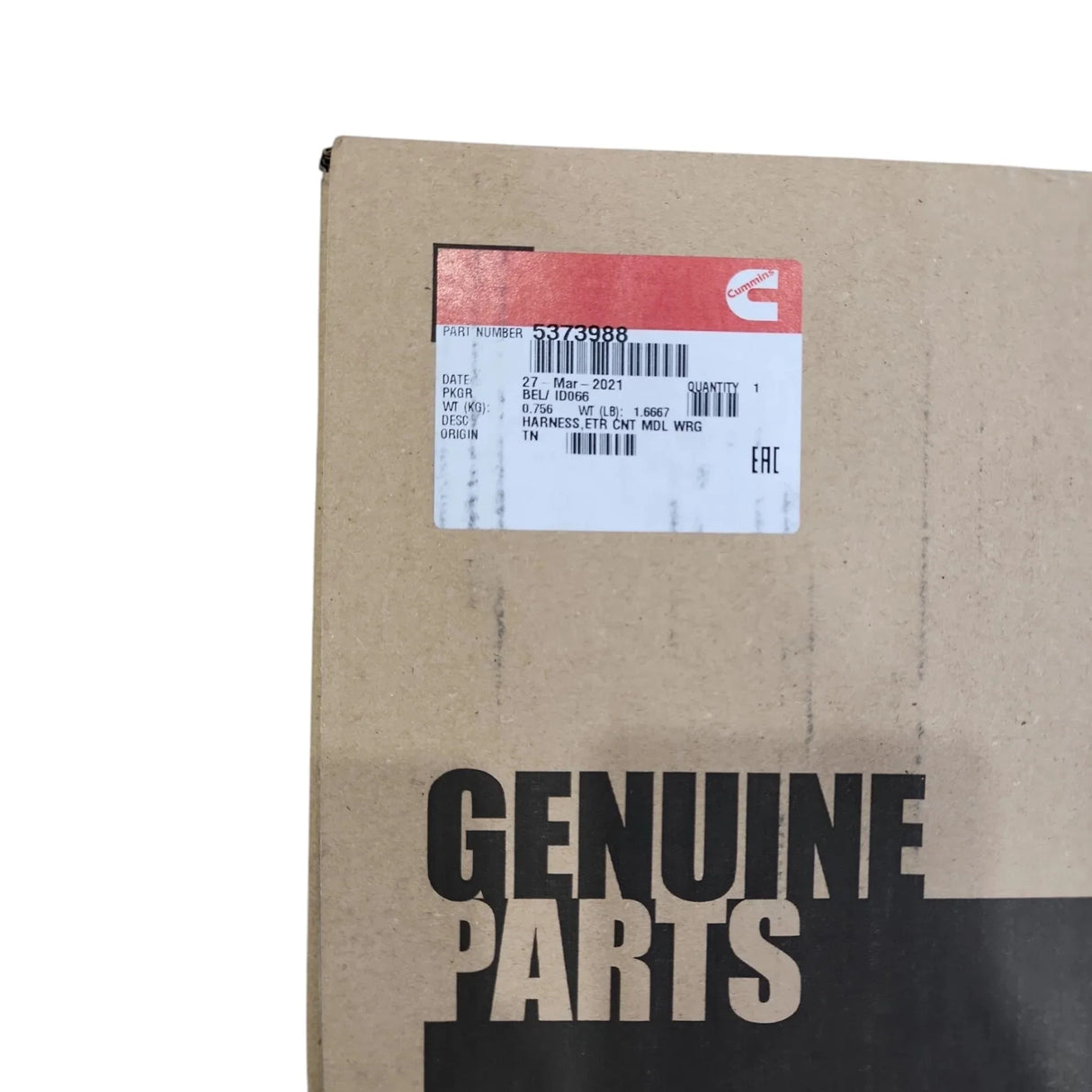 5373988 Genuine Cummins Electronic Control Module Wiring Harness - Truck To Trailer