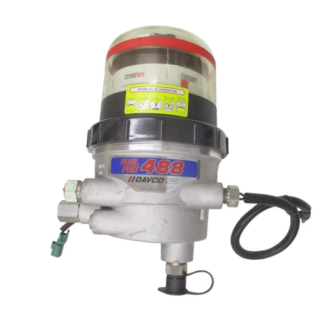 4104341C91 Davco Fuel Filter 488 W/12 Volt Heat 8 Micron Wif Esoc - Truck To Trailer