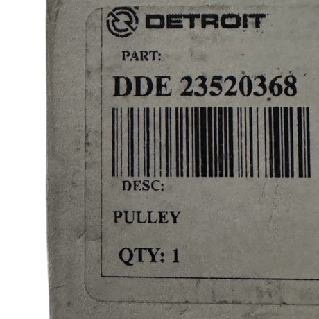 23520368 Genuine Detroit Diesel Alternator Pulley