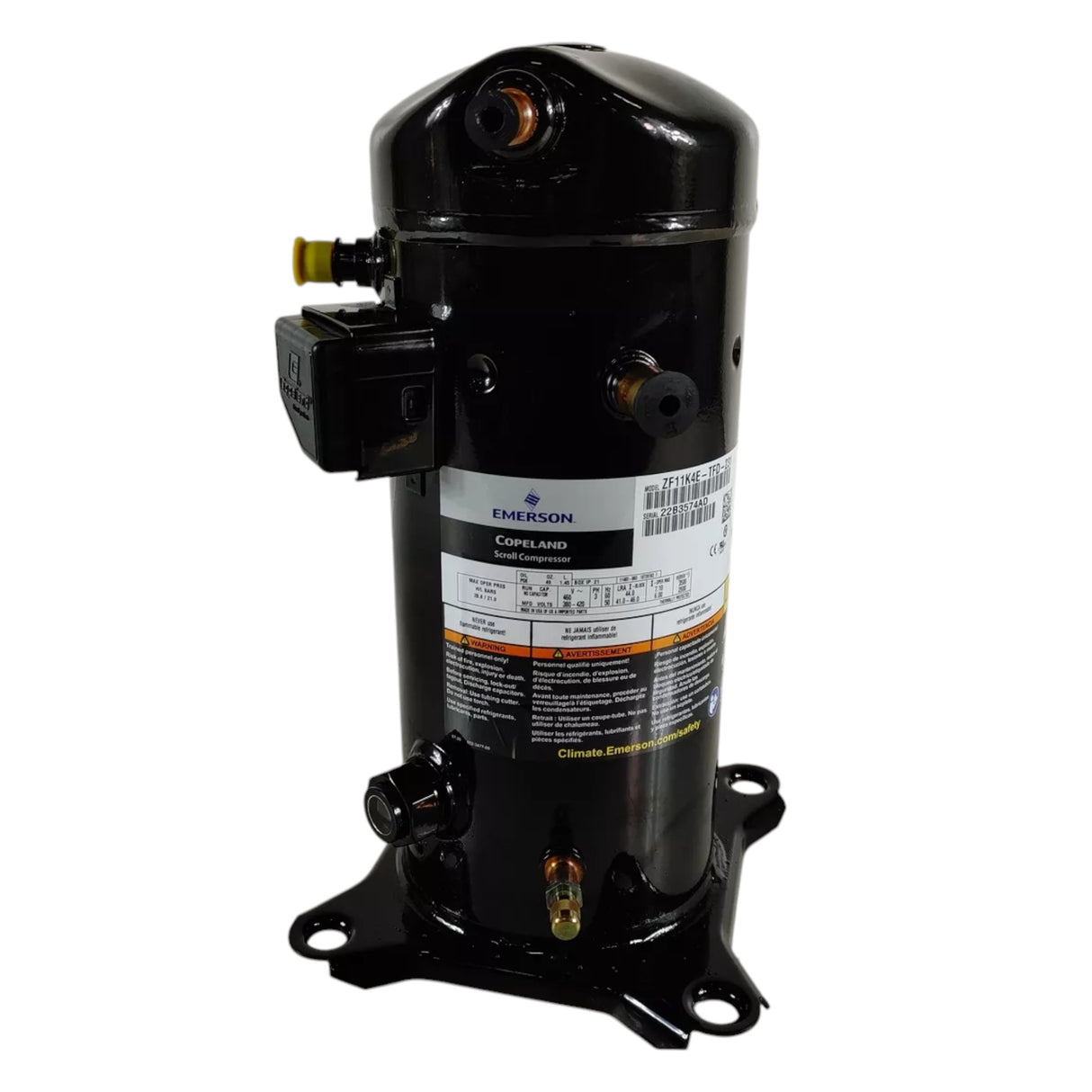 ZF11K4E-TFD-231 Genuine Copeland Scroll Compressor