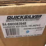 84-8M0083948 Genuine Quicksilver Harness Assembly Dual Helm - Truck To Trailer