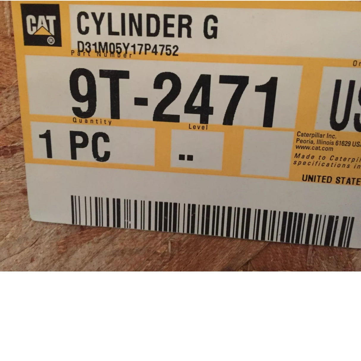 9T-2471 CAT Cylinder G