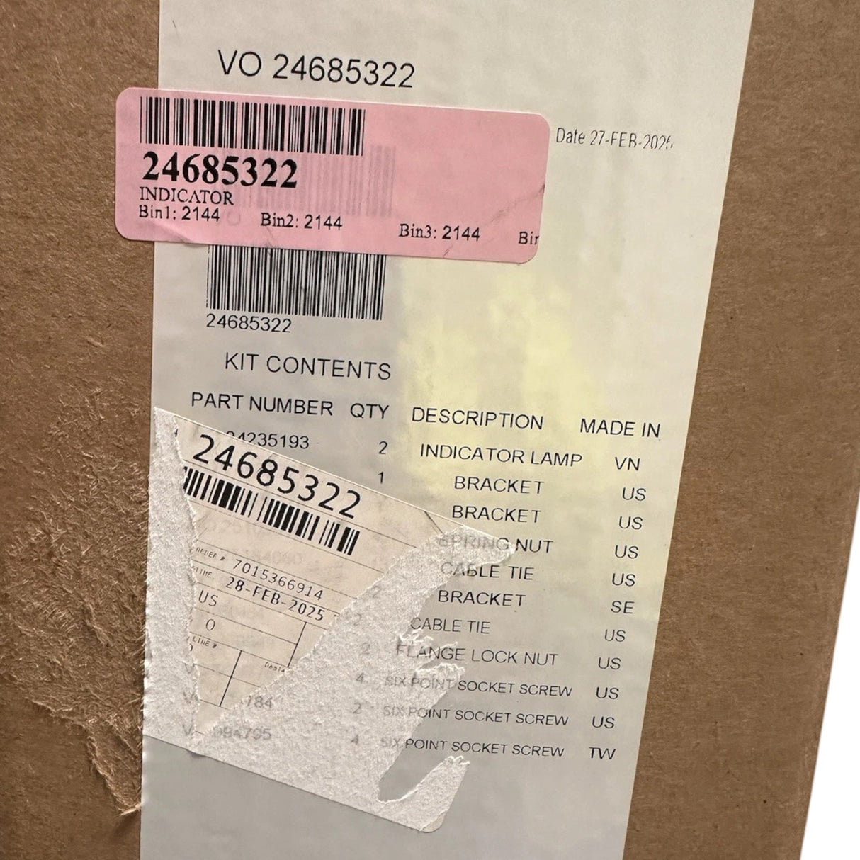 24685322 Genuine Mack Indicator
