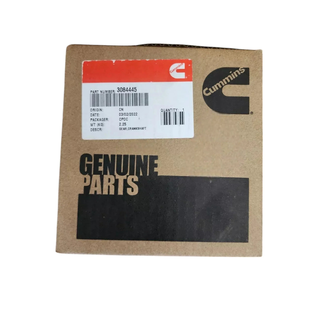 3084445 Genuine Cummins Crankshaft Gear - Truck To Trailer