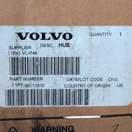 85111810 Genuine Volvo Fan Hub