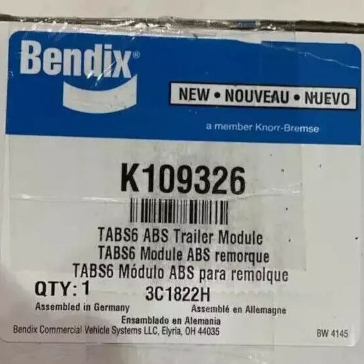 K109326 Genuine Bendix ABS Trailer Module