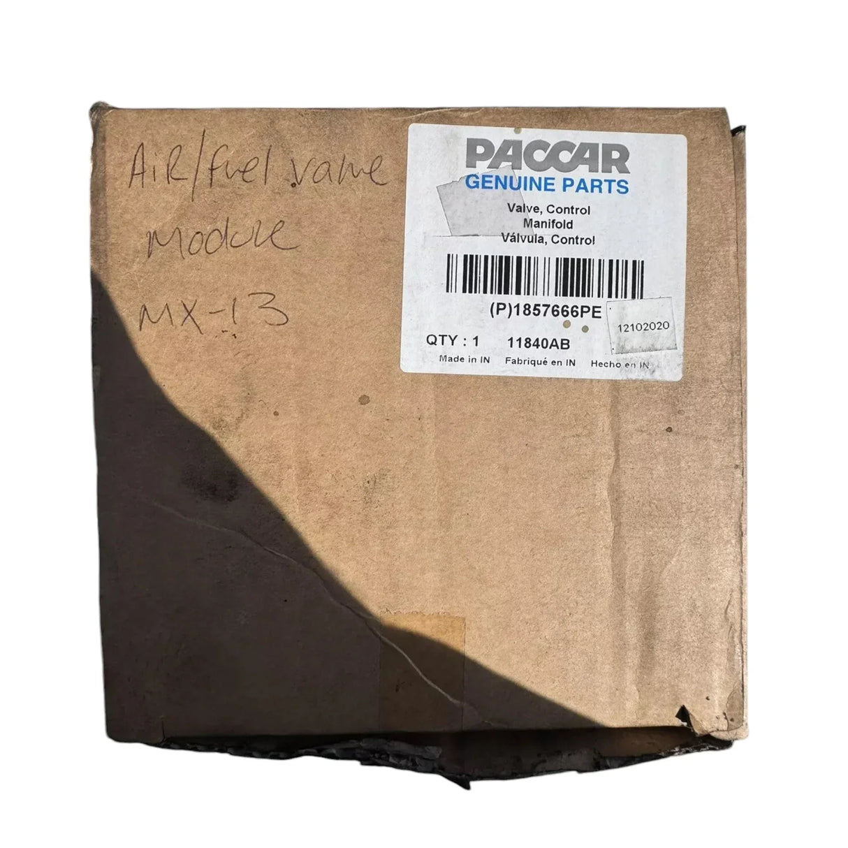 1857666PE Genuine Paccar Air Fuel Shutt-Off Valve Kit - Truck To Trailer