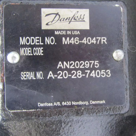 M46-4047R Genuine Danfoss Hydrostat Motor