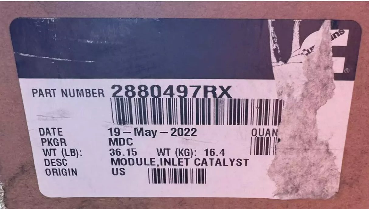 2880497RX Genuine Cummins Inlet Catalyst Module