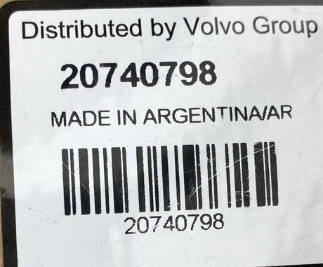 20740798 Genuine Volvo Inlet Valve