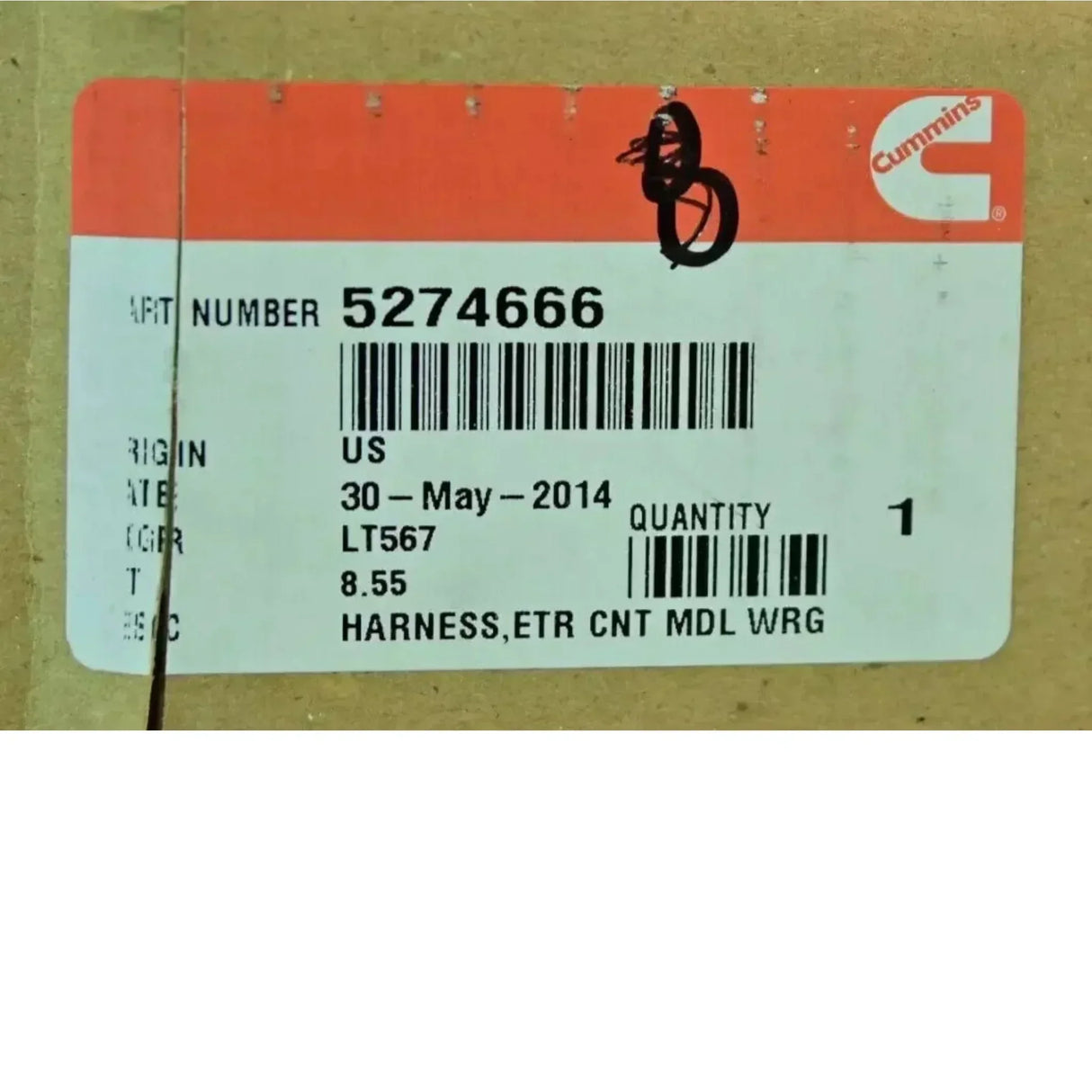 4941434 Genuine Cummins Electronic Control Module Wiring Harness - Truck To Trailer