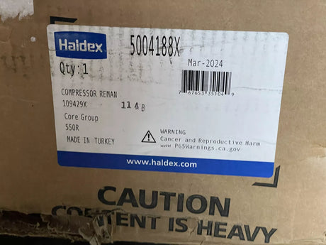 5004188X Oem Haldex Air Compressor For Detroit Diesel 60